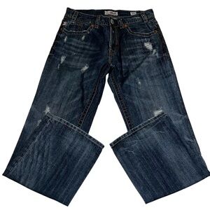 MEK Denim Jeans Mens 33”x32” Mazatlan Boot Cut Button